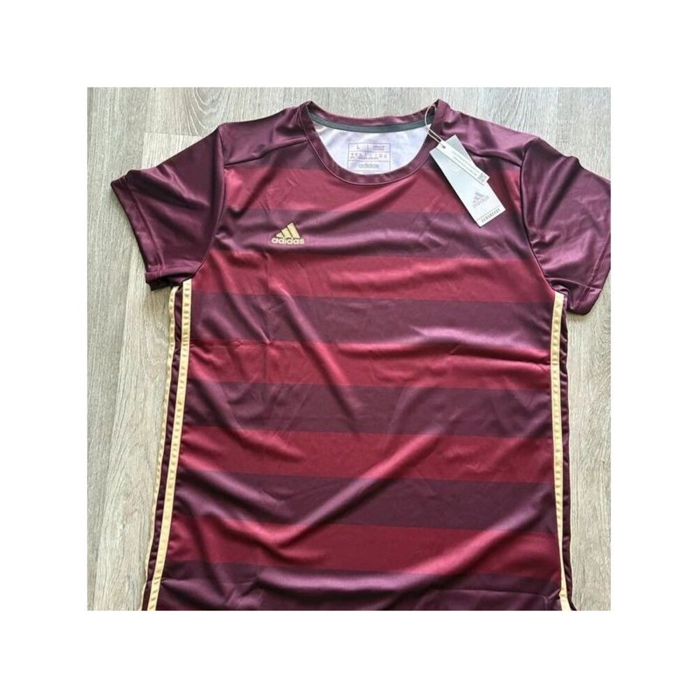 New Adidas Tiro 23 Competition Jersey – Maroon/Gold – Men’s Large